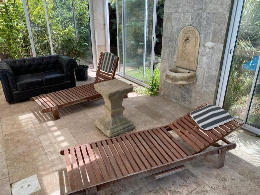 Chambre Chez L'Habitant Avec Piscine Marsiglia Esterno foto